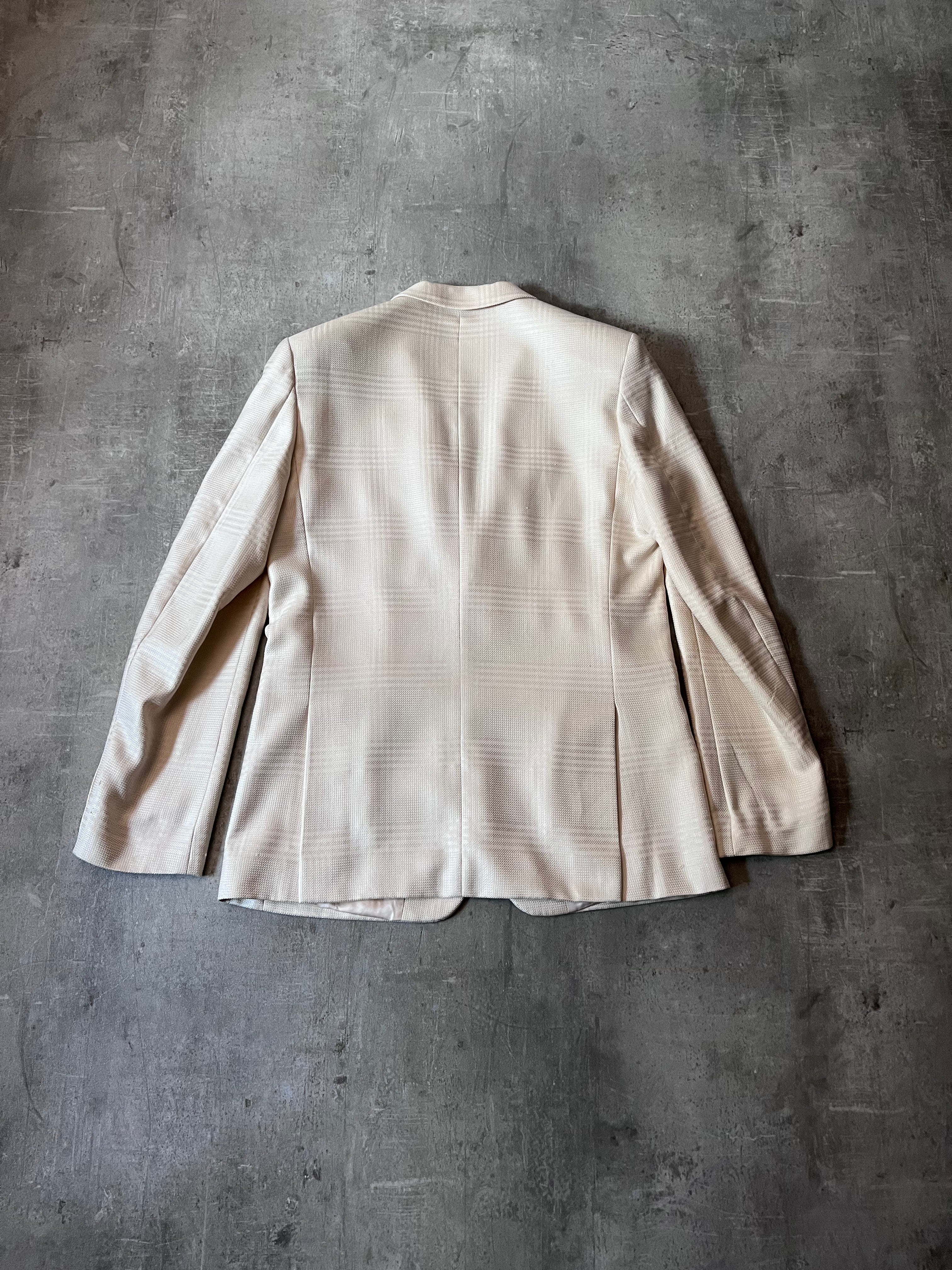 F/W 2003/04 Raf Simons Formal Blazer Jacket Beige Men - L