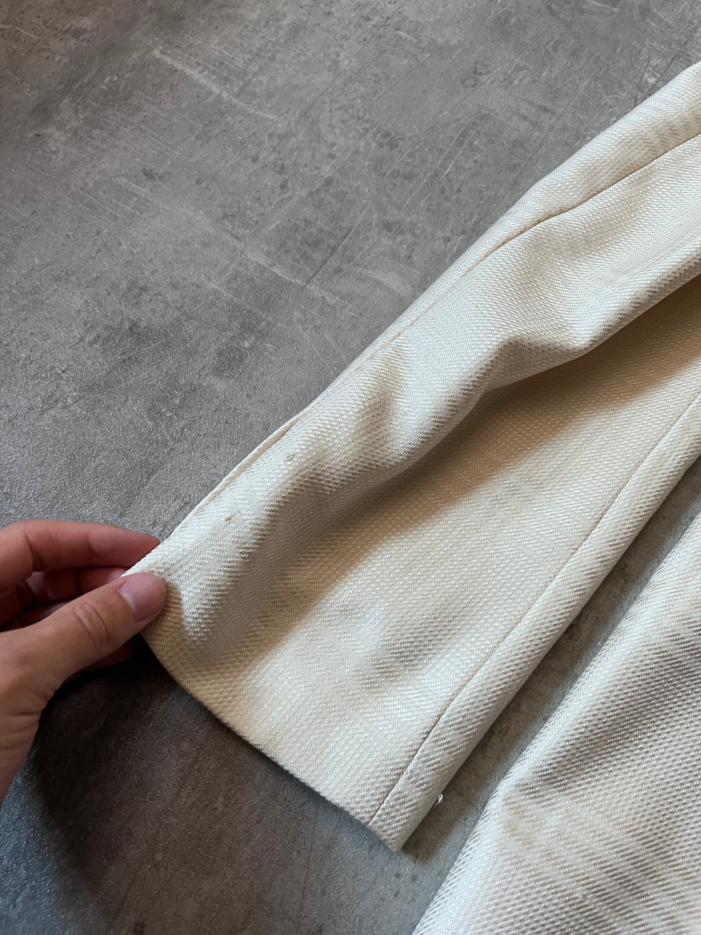 F/W 2003/04 Raf Simons Formal Blazer Jacket Beige Men - L