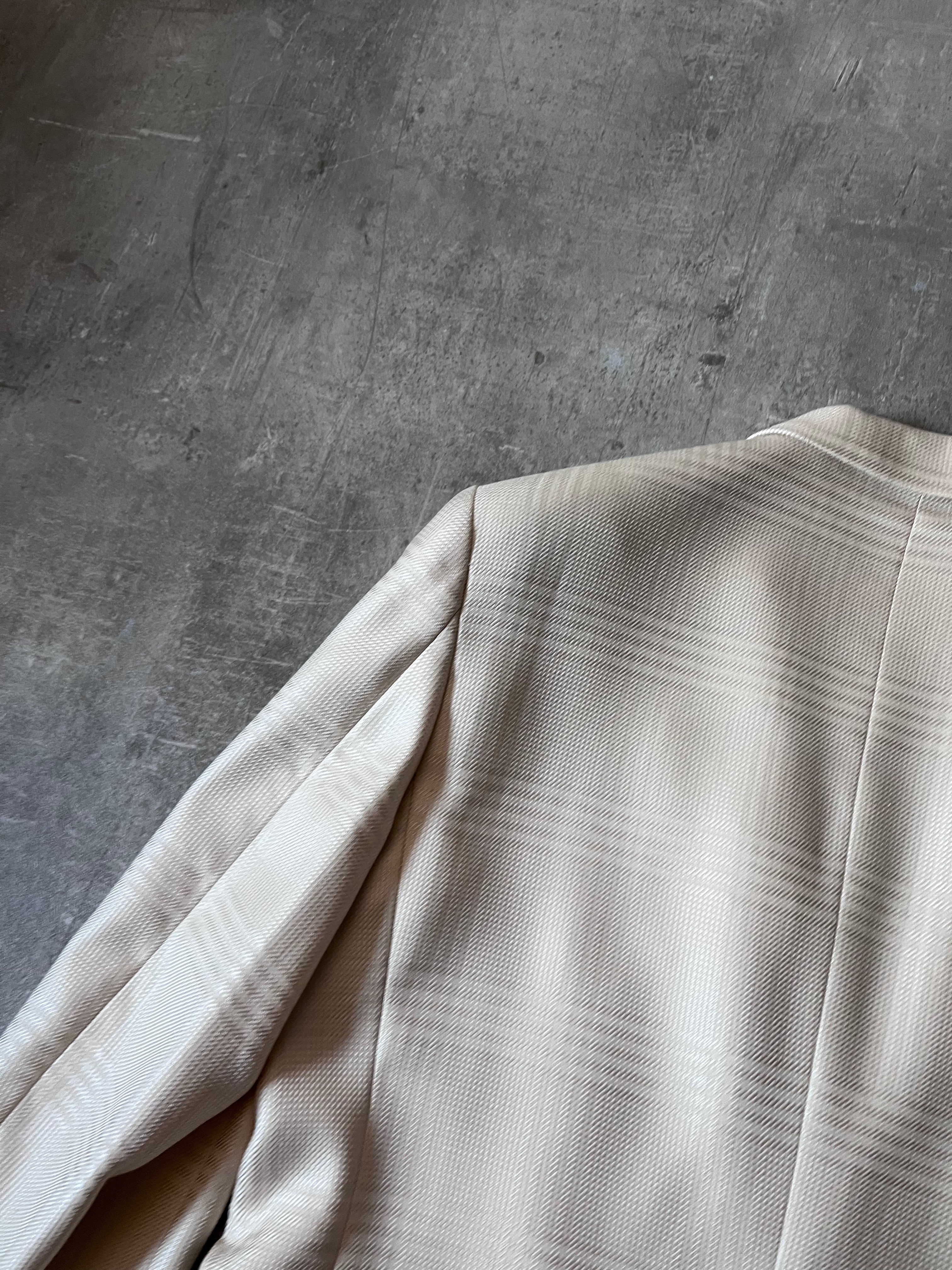 F/W 2003/04 Raf Simons Formal Blazer Jacket Beige Men - L