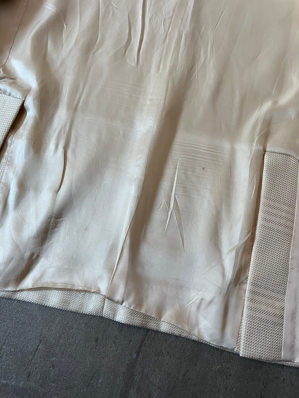 F/W 2003/04 Raf Simons Formal Blazer Jacket Beige Men - L