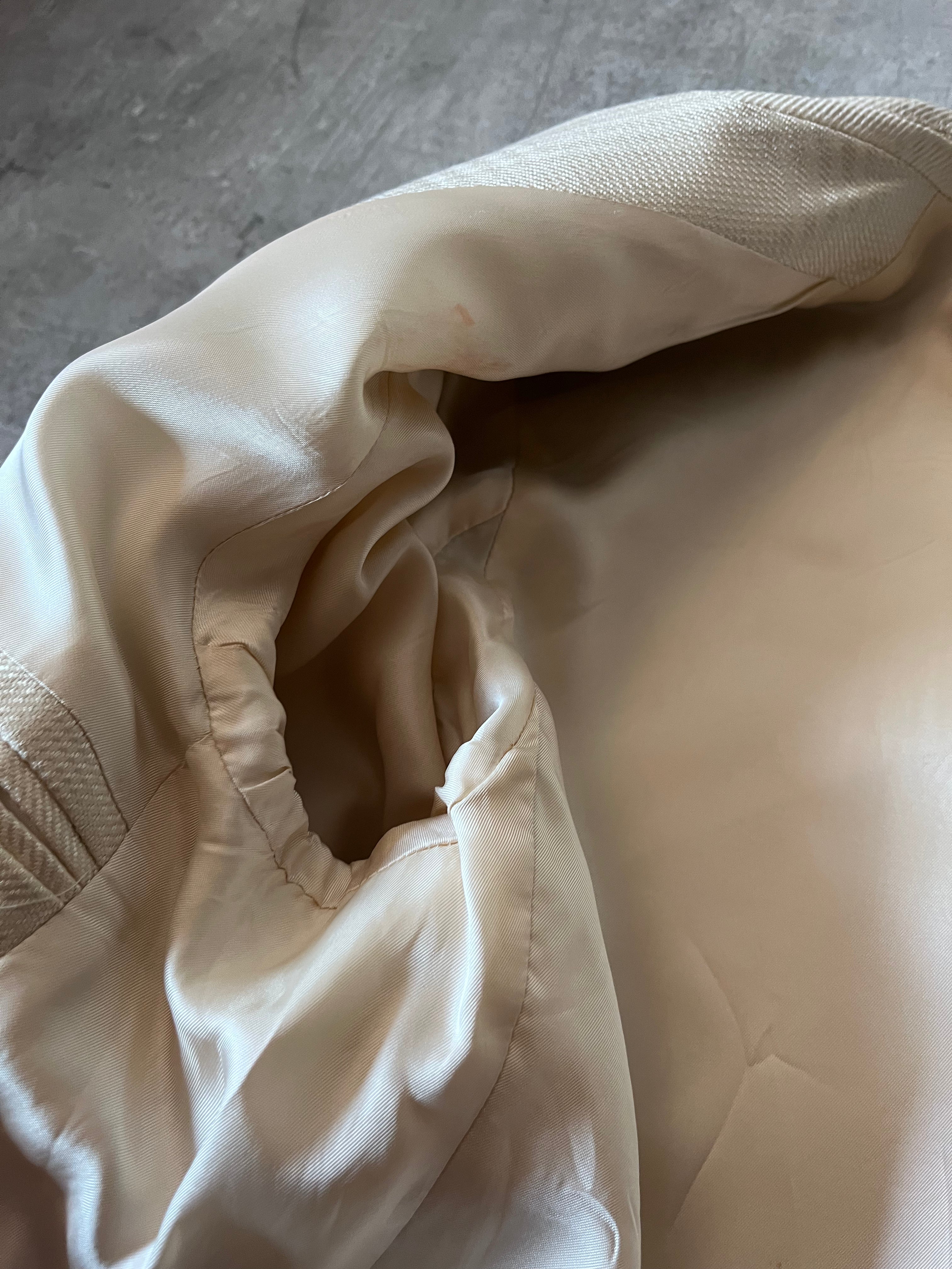 F/W 2003/04 Raf Simons Formal Blazer Jacket Beige Men - L