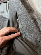 F/W 2015 Rick Owens Wool Mohair Coat Grey Men - M