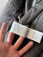 F/W 2015 Rick Owens Wool Mohair Coat Grey Men - M