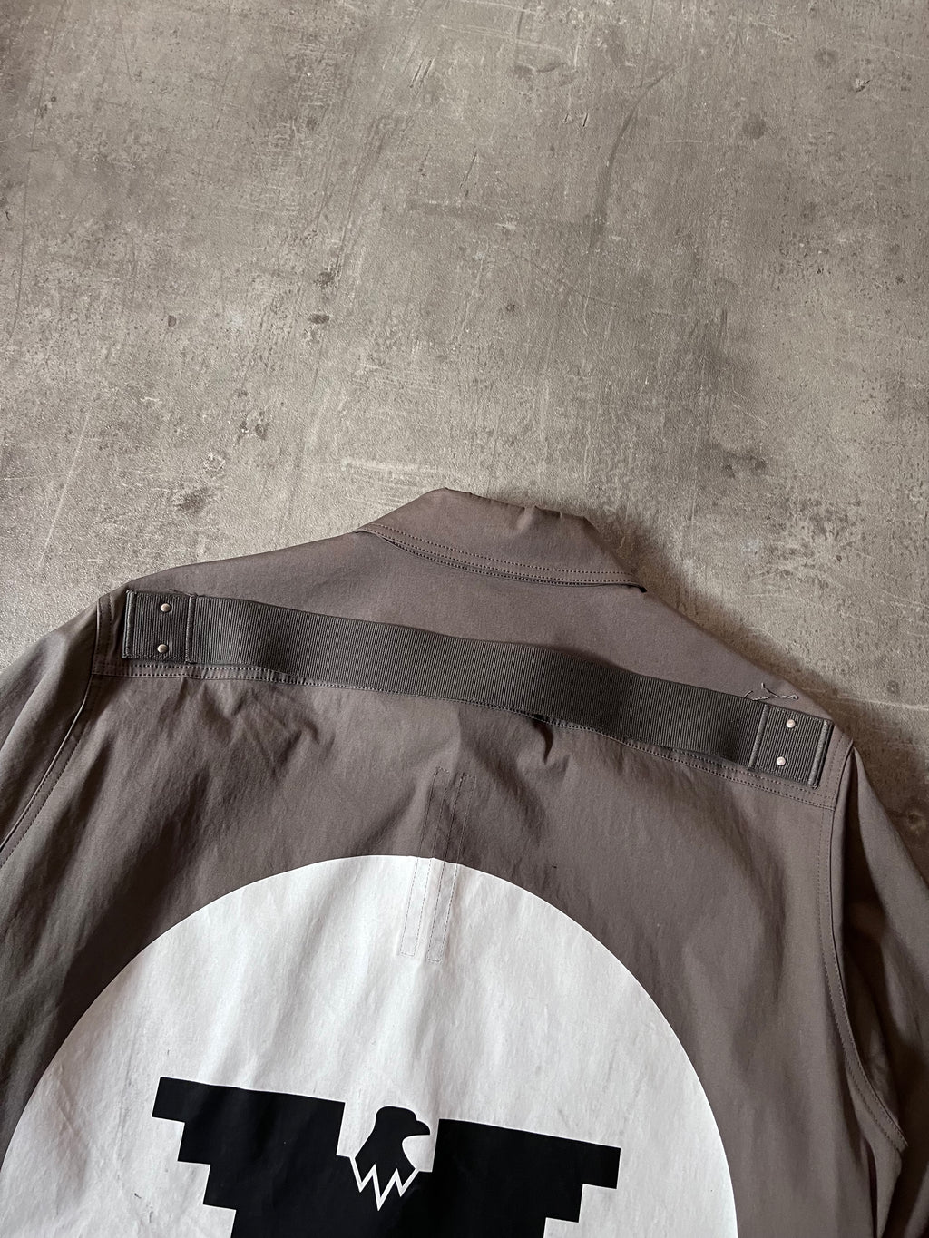 S/S 2020 Rick Owens Tecuatl UFW Overshirt Light Jacket Grey Men - M