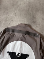 S/S 2020 Rick Owens Tecuatl UFW Overshirt Light Jacket Grey Men - M