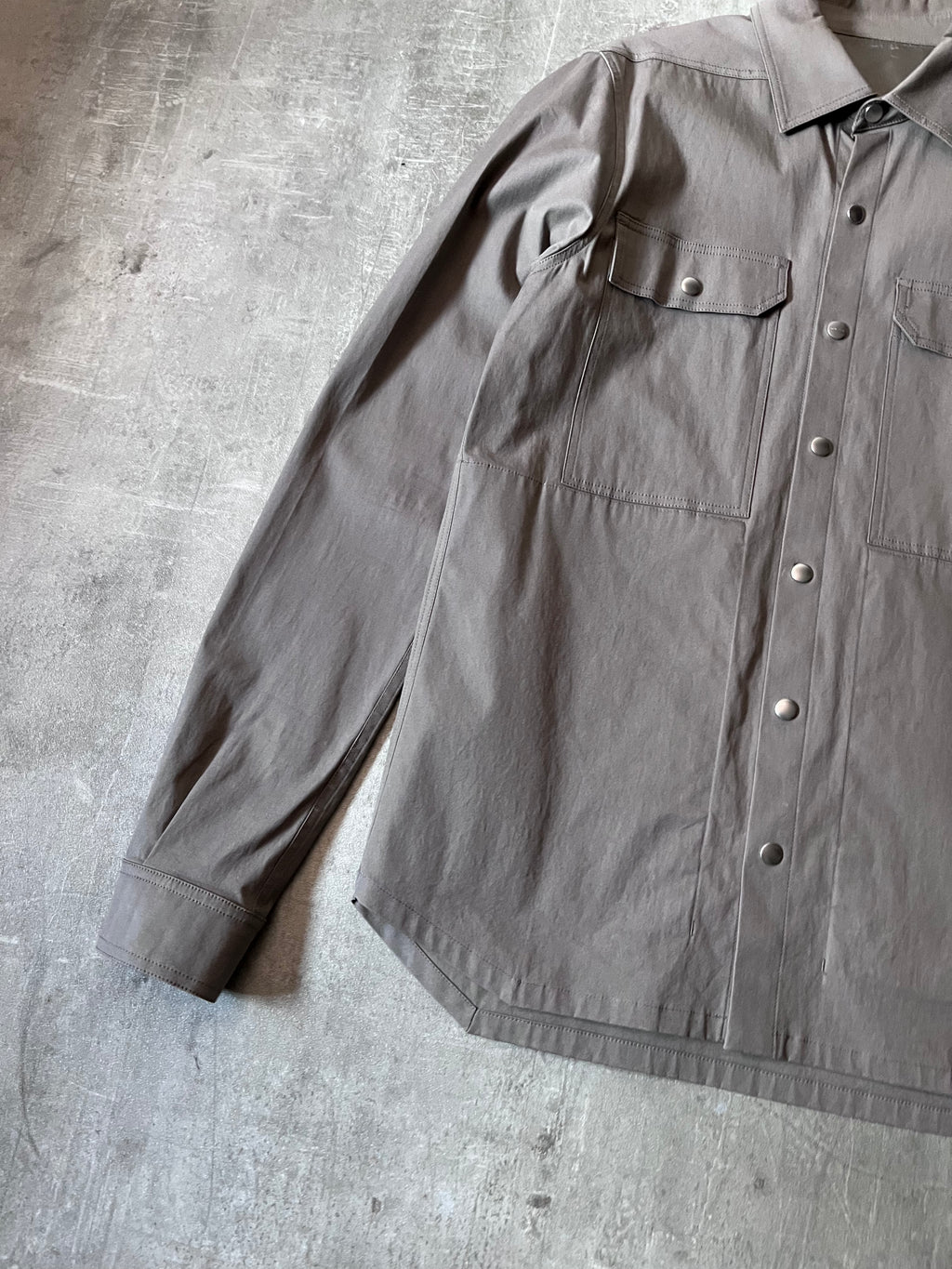 S/S 2020 Rick Owens Tecuatl UFW Overshirt Light Jacket Grey Men - M