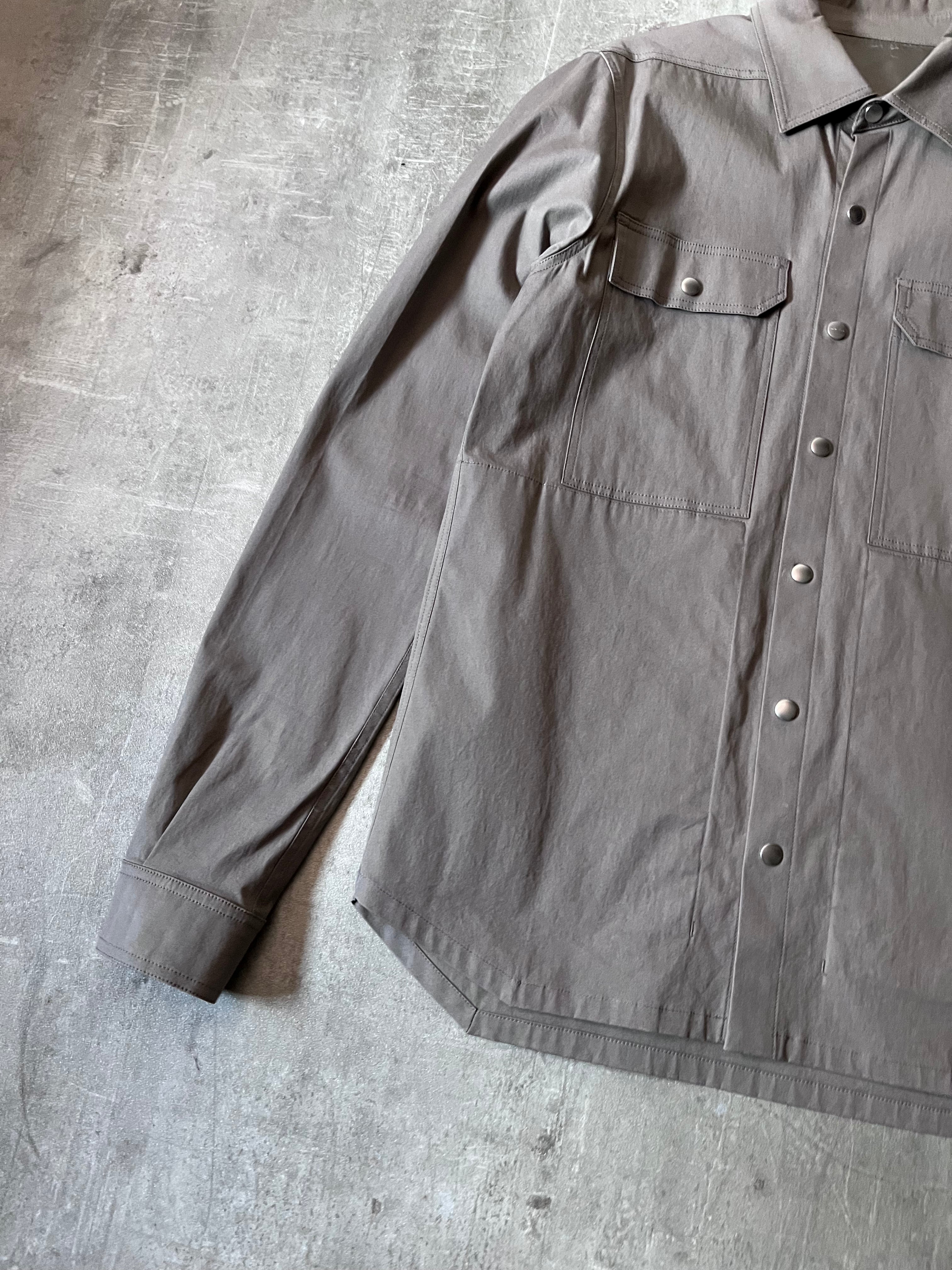 S/S 2020 Rick Owens Tecuatl UFW Overshirt Light Jacket Grey Men - M