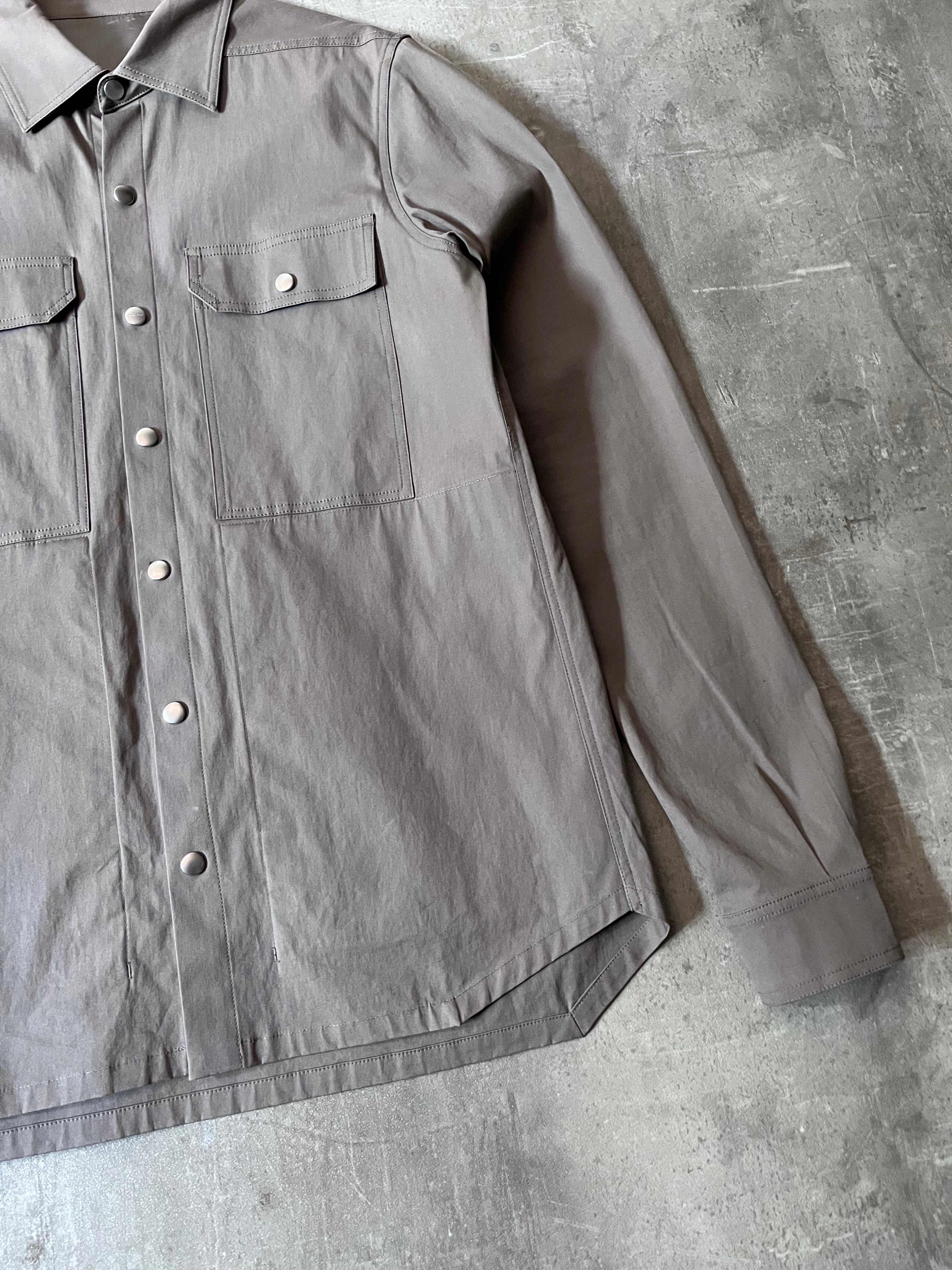 S/S 2020 Rick Owens Tecuatl UFW Overshirt Light Jacket Grey Men - M