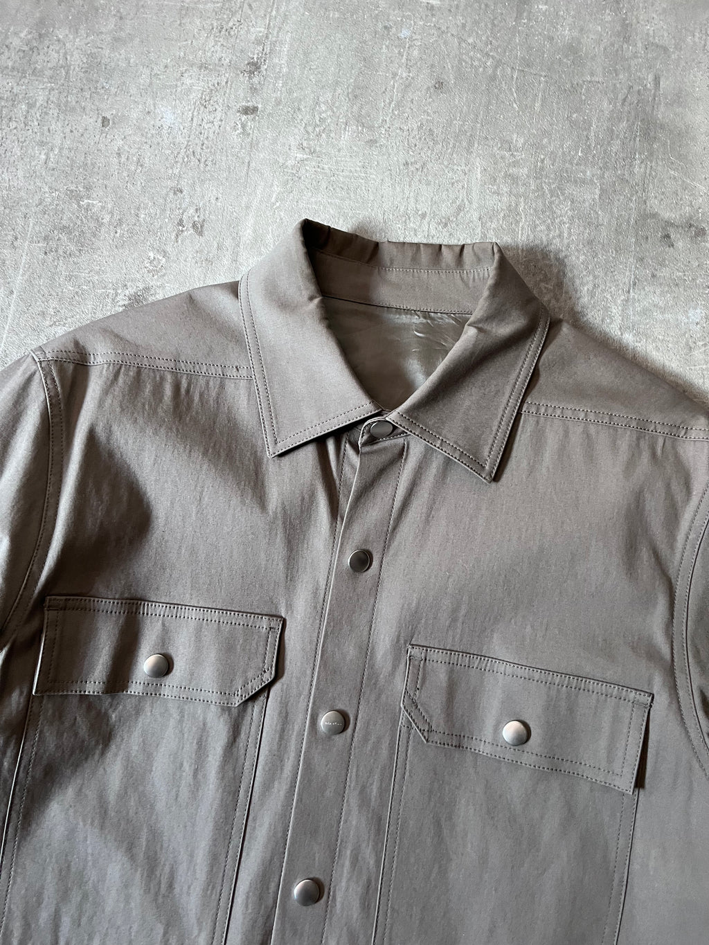 S/S 2020 Rick Owens Tecuatl UFW Overshirt Light Jacket Grey Men - M