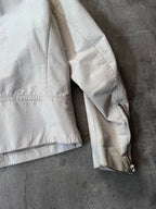 S/S 2008 Maison Margiela 5-Zip Leather Jacket White Men - L