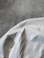 S/S 2008 Maison Margiela 5-Zip Leather Jacket White Men - L