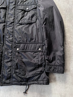 Gucci Technical Windbreaker Nylon Long Jacket Black Men - M