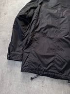 Gucci Technical Windbreaker Nylon Long Jacket Black Men - M
