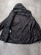 Gucci Technical Windbreaker Nylon Long Jacket Black Men - M