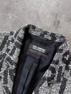 S/S 2009 Raf Simons Christopher Wool Textured Vest Jacket Grey Men - S