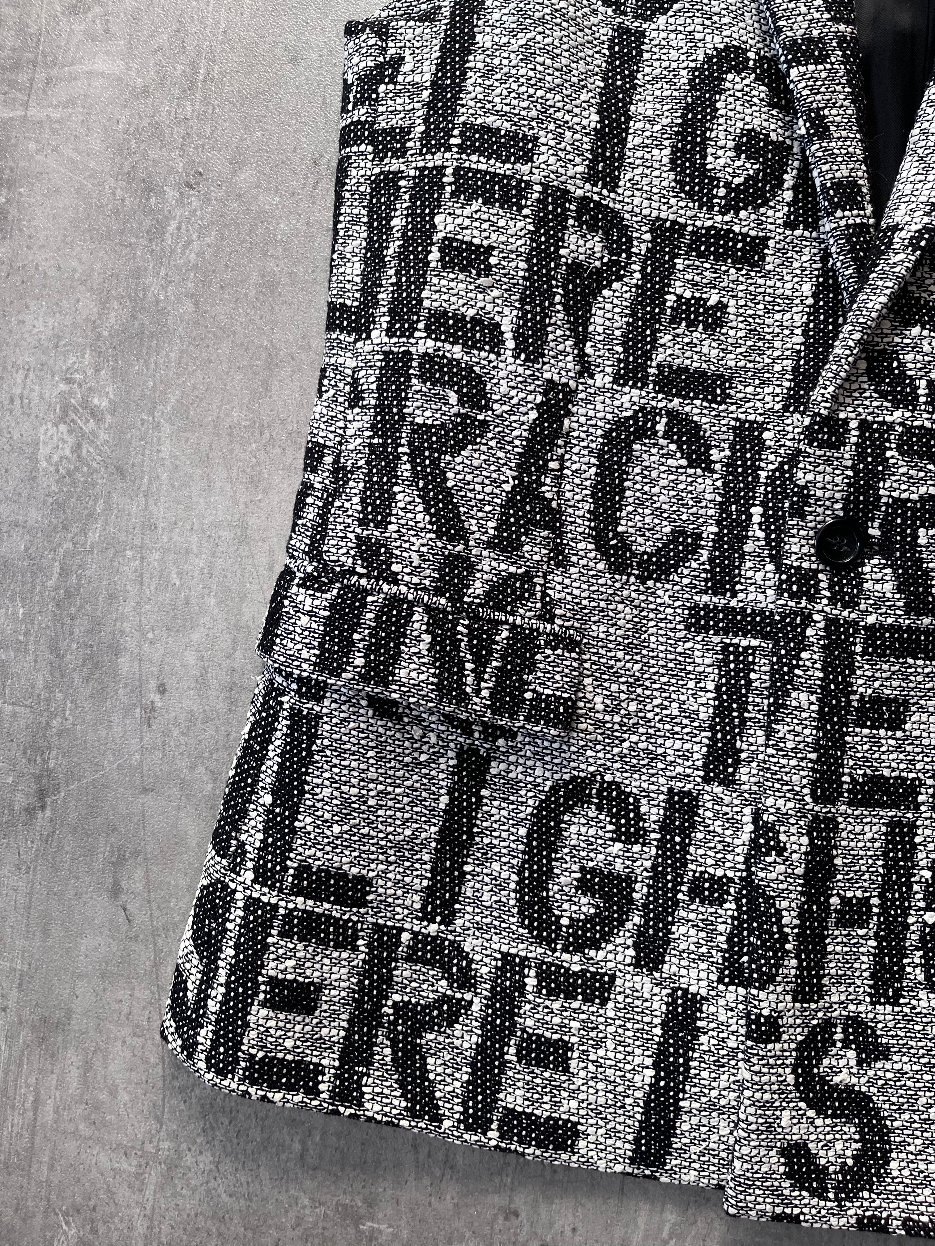 S/S 2009 Raf Simons Christopher Wool Textured Vest Jacket Grey Men - S