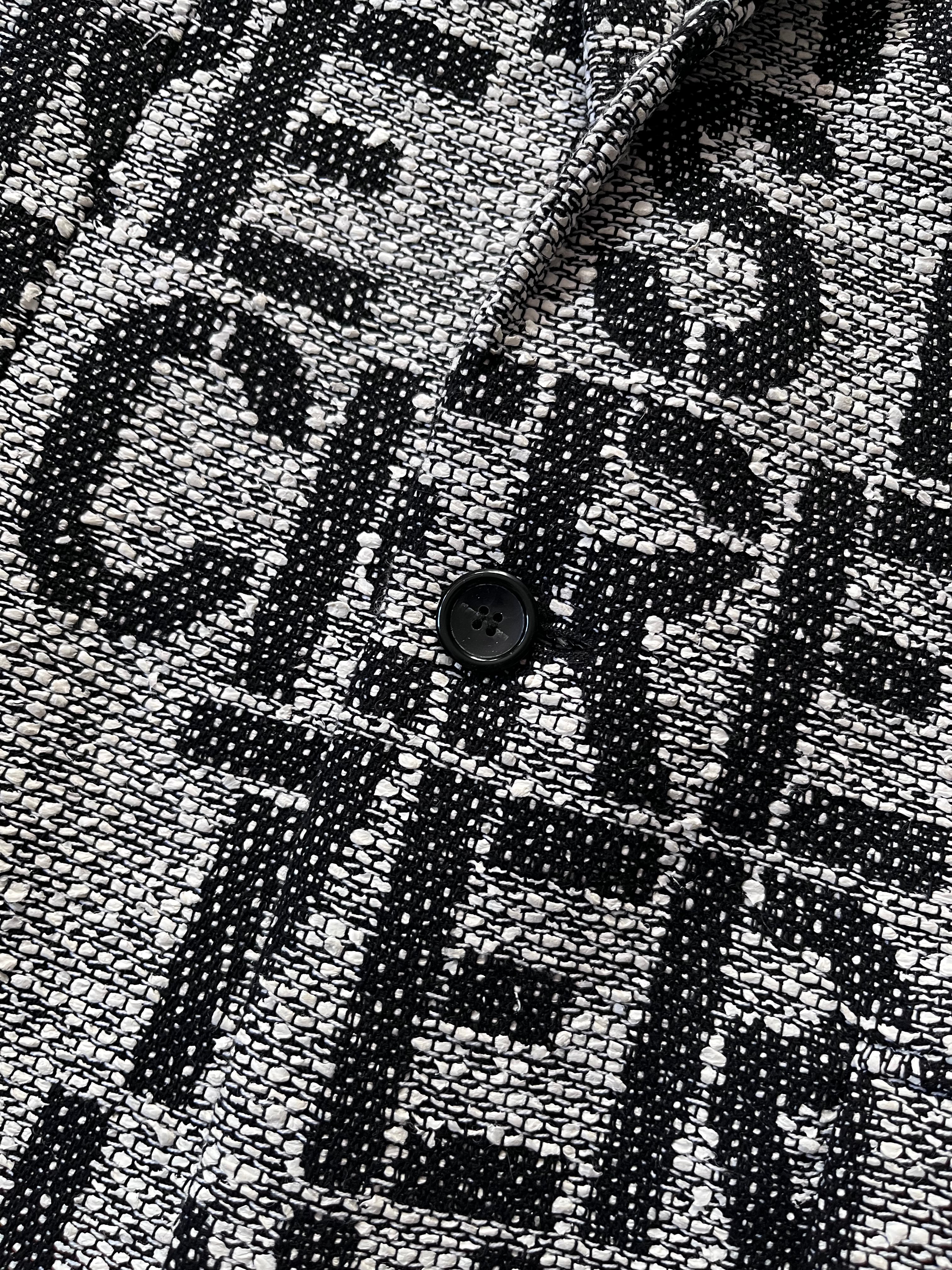 S/S 2009 Raf Simons Christopher Wool Textured Vest Jacket Grey Men - S