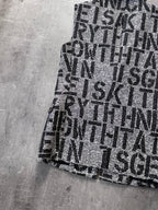 S/S 2009 Raf Simons Christopher Wool Textured Vest Jacket Grey Men - S