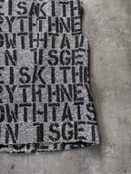 S/S 2009 Raf Simons Christopher Wool Textured Vest Jacket Grey Men - S