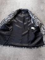 S/S 2009 Raf Simons Christopher Wool Textured Vest Jacket Grey Men - S