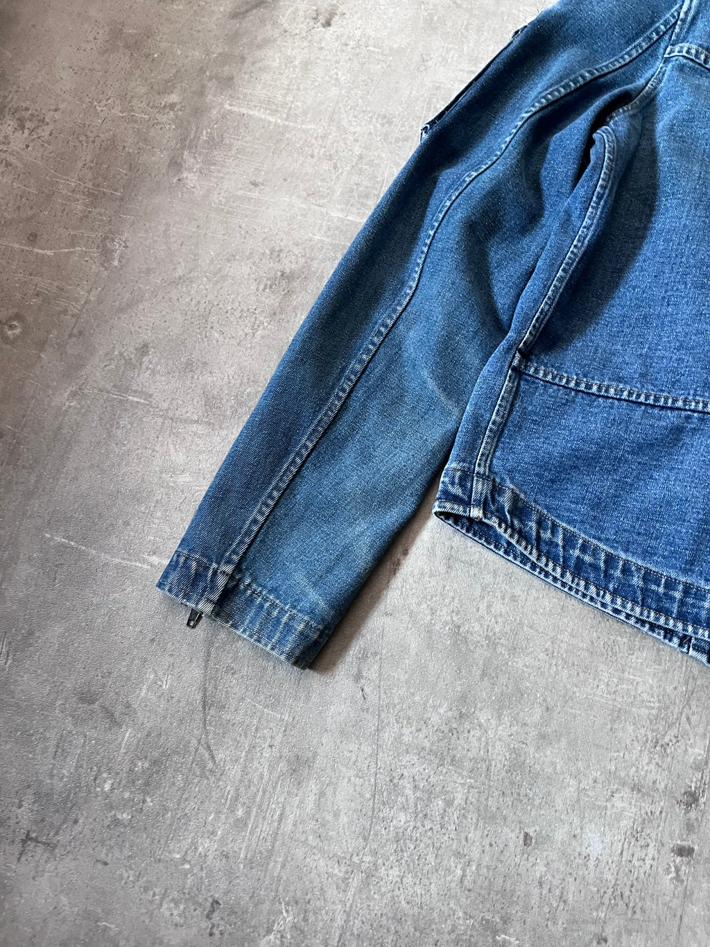 F/W 2005/06 Raf Simons Sample Denim Rider Jacket Blue Men - M
