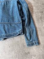 F/W 2005/06 Raf Simons Sample Denim Rider Jacket Blue Men - M