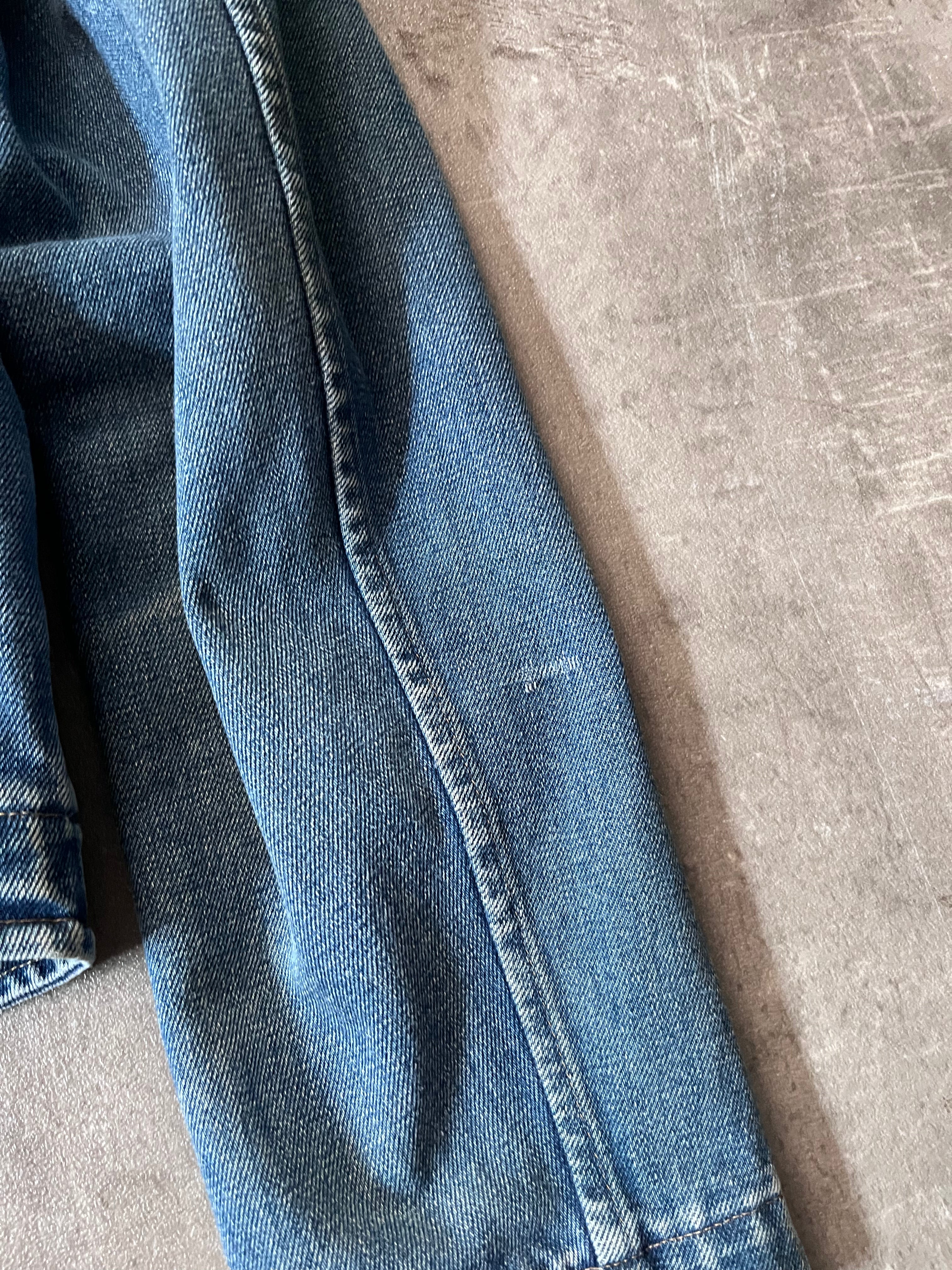 F/W 2005/06 Raf Simons Sample Denim Rider Jacket Blue Men - M