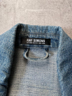 F/W 2005/06 Raf Simons Sample Denim Rider Jacket Blue Men - M