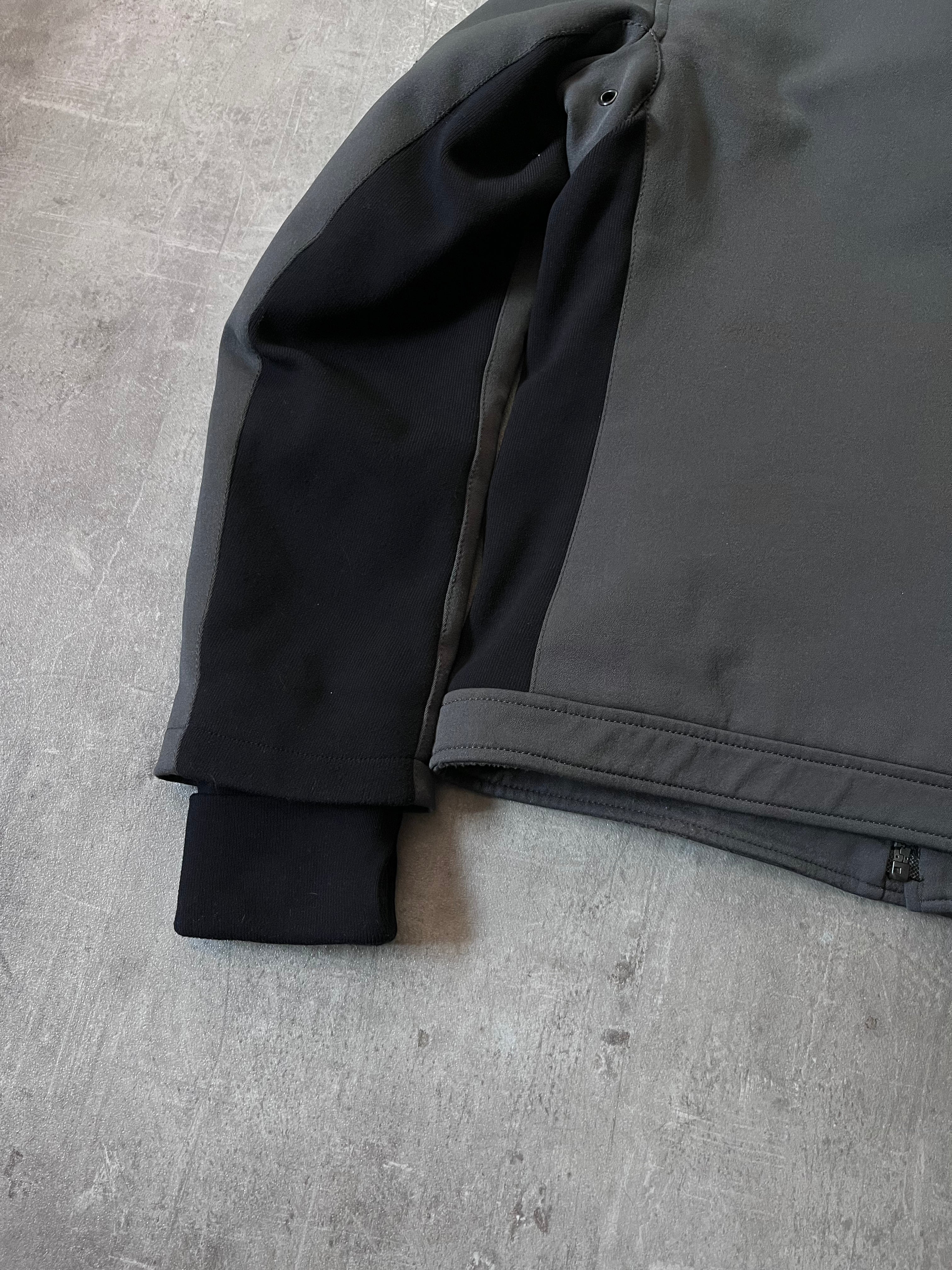 2000s Prada Sport Nylon Bomber Jacket Grey Men - M