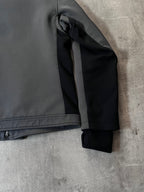 2000s Prada Sport Nylon Bomber Jacket Grey Men - M