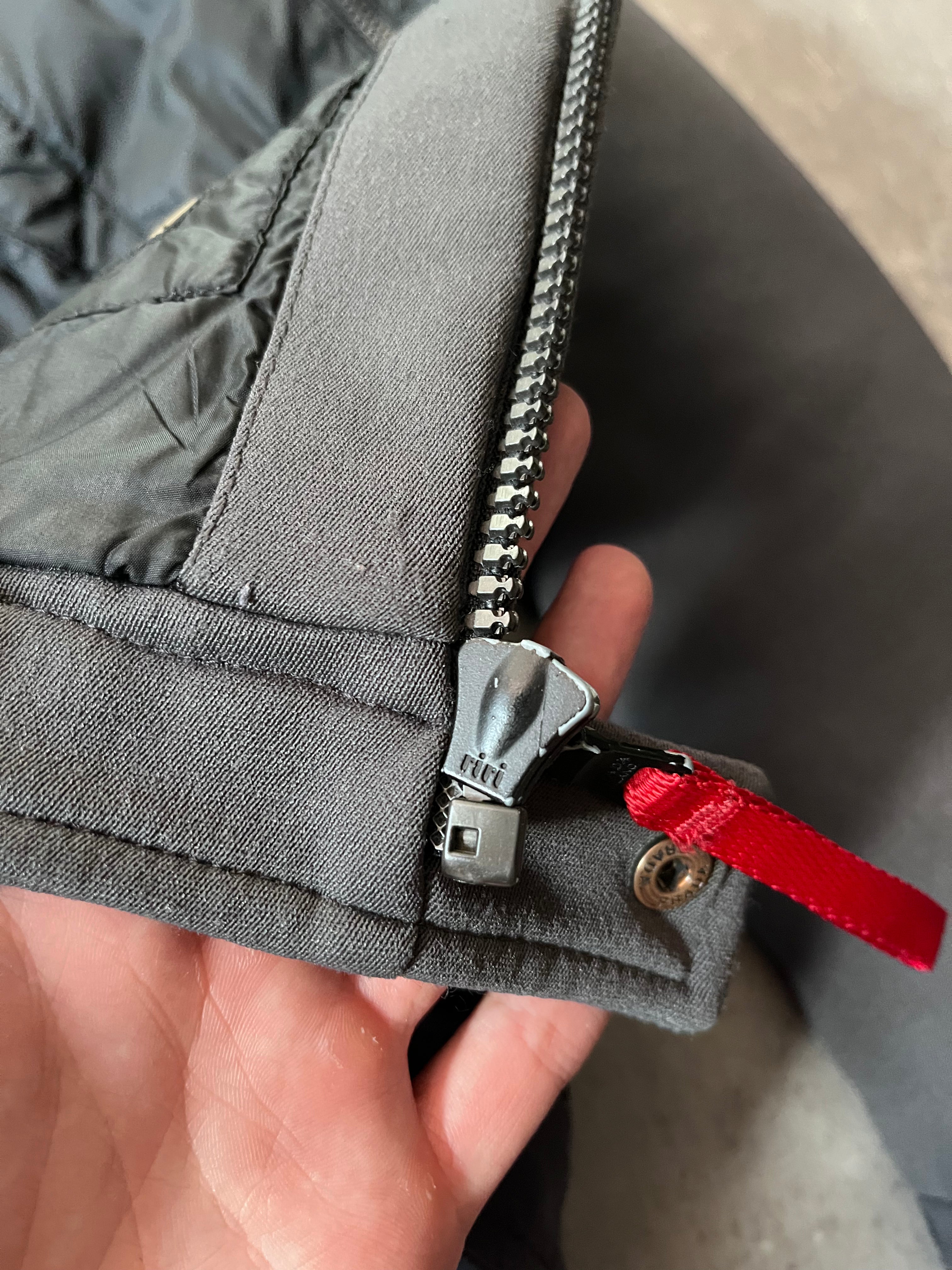 2000s Prada Sport Nylon Bomber Jacket Grey Men - M