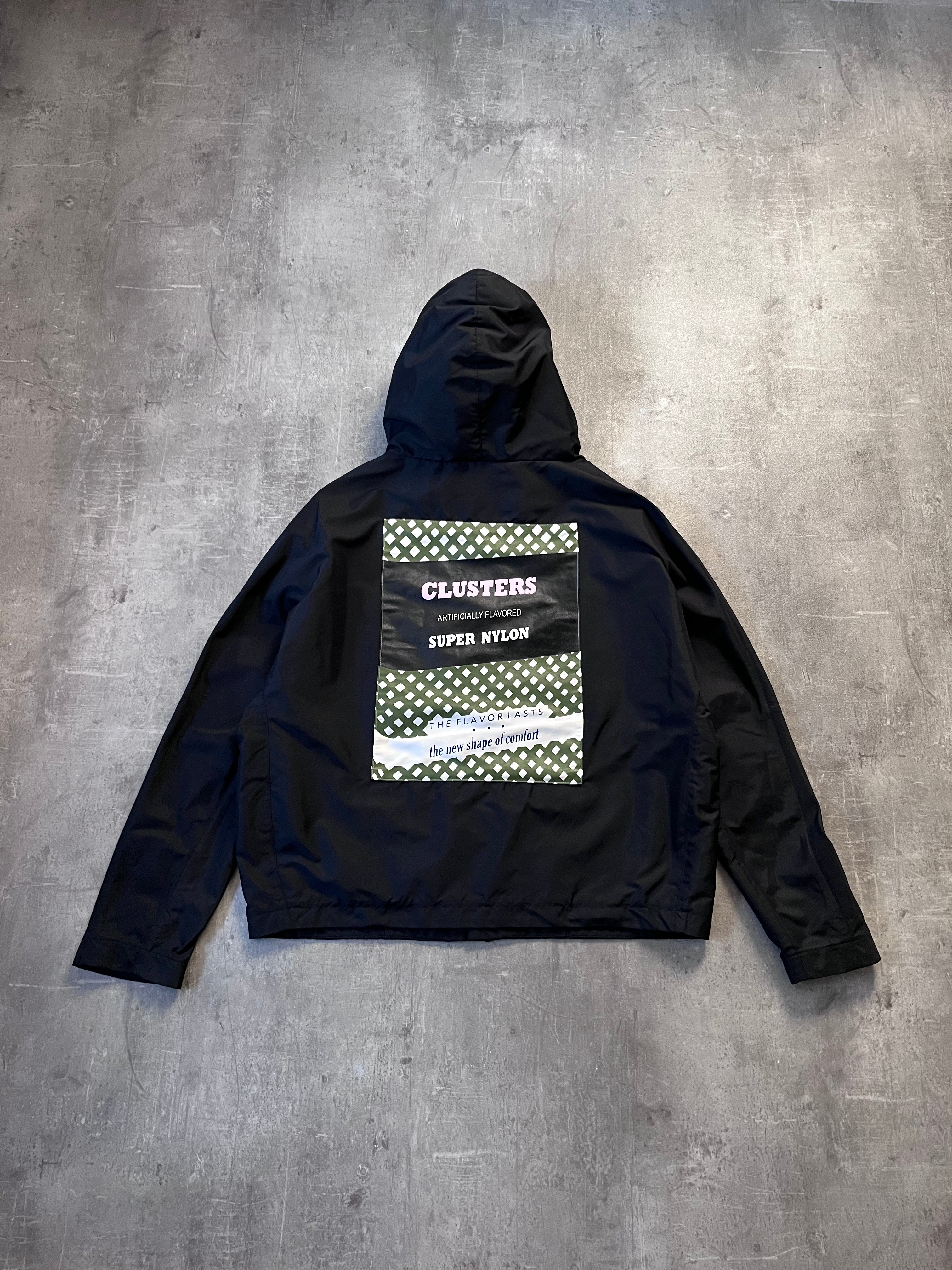 S/S 2014 Raf Simons Clusters Nylon Jacket Black Men - M