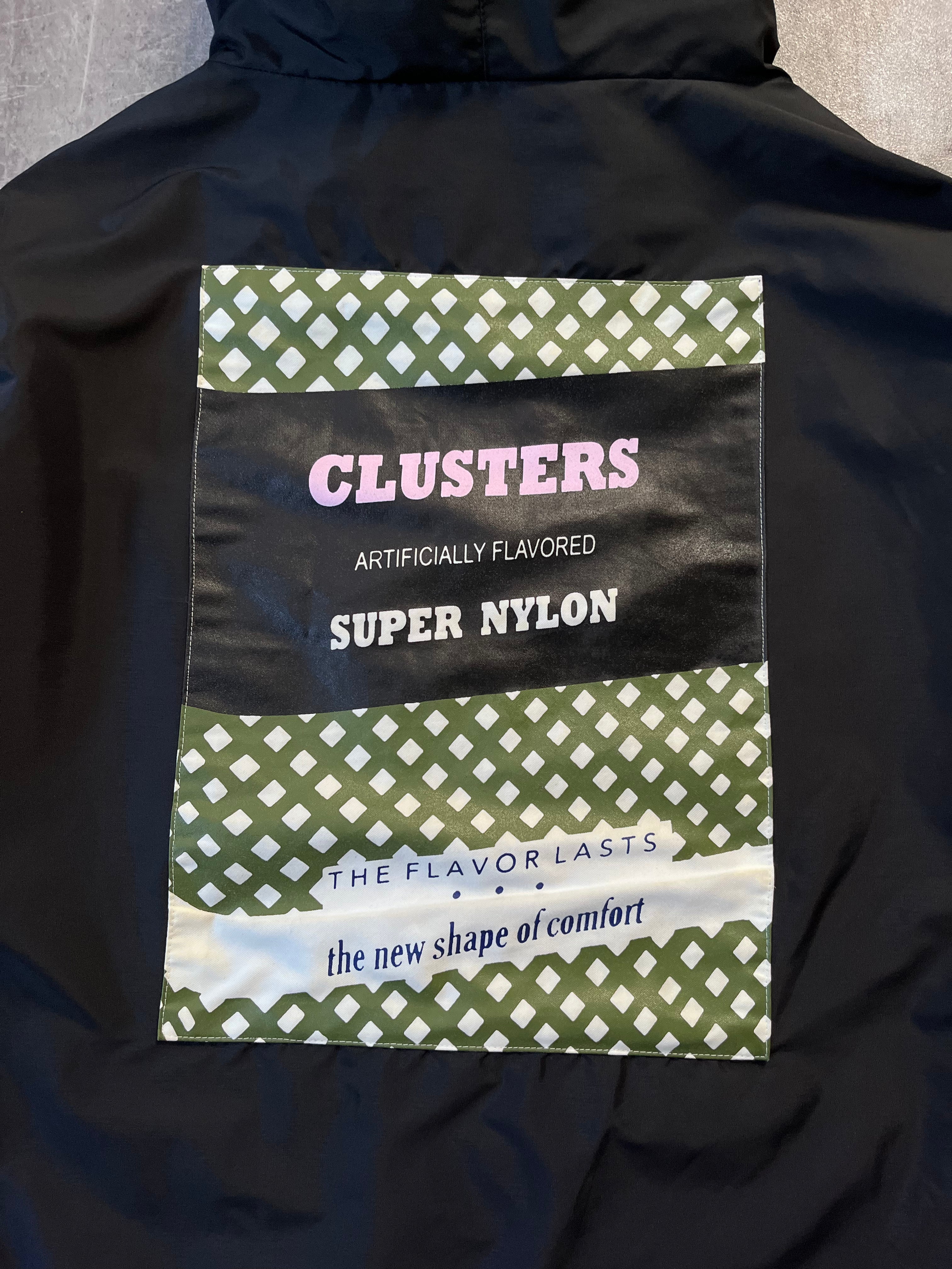S/S 2014 Raf Simons Clusters Nylon Jacket Black Men - M