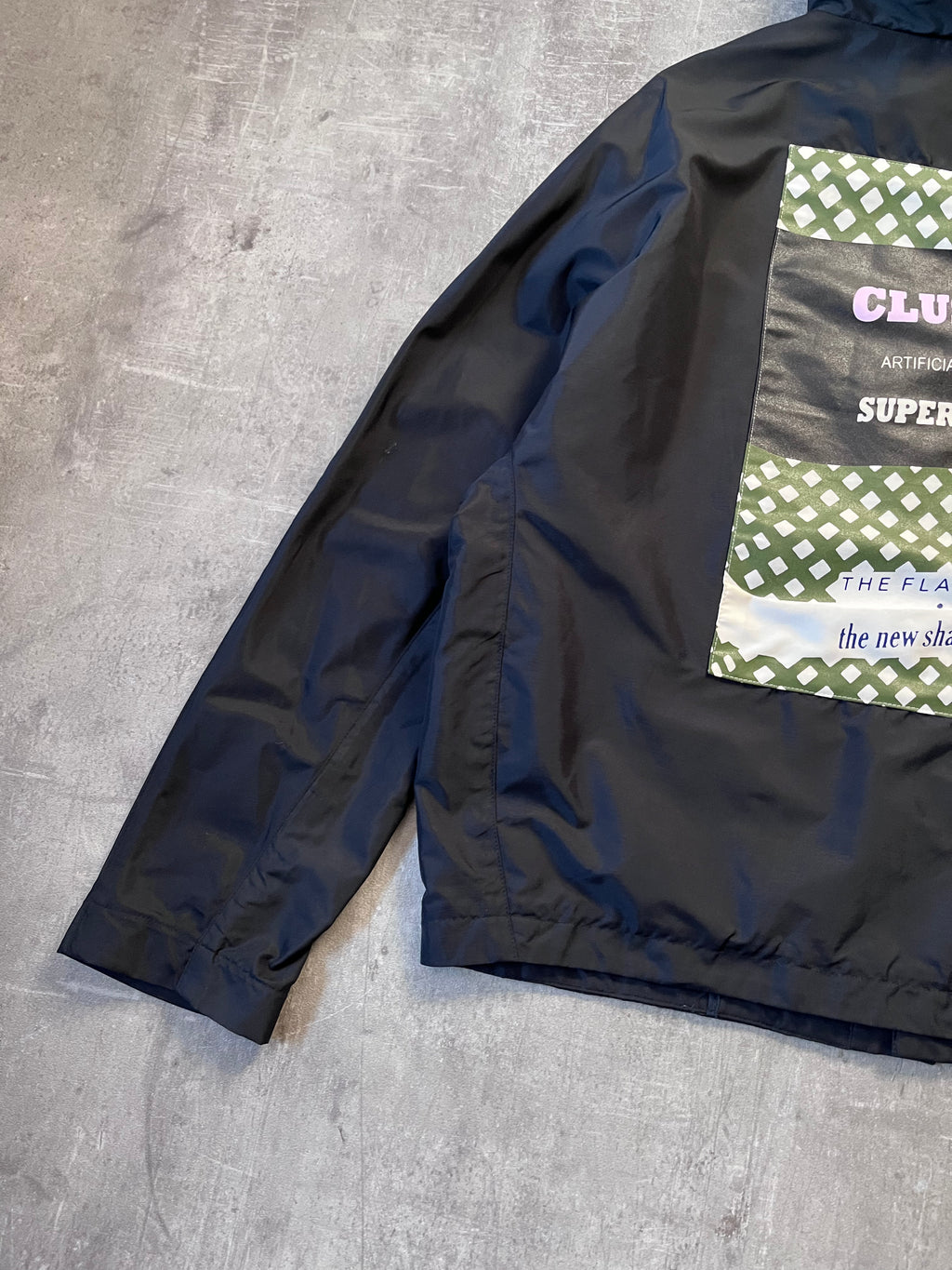 S/S 2014 Raf Simons Clusters Nylon Jacket Black Men - M