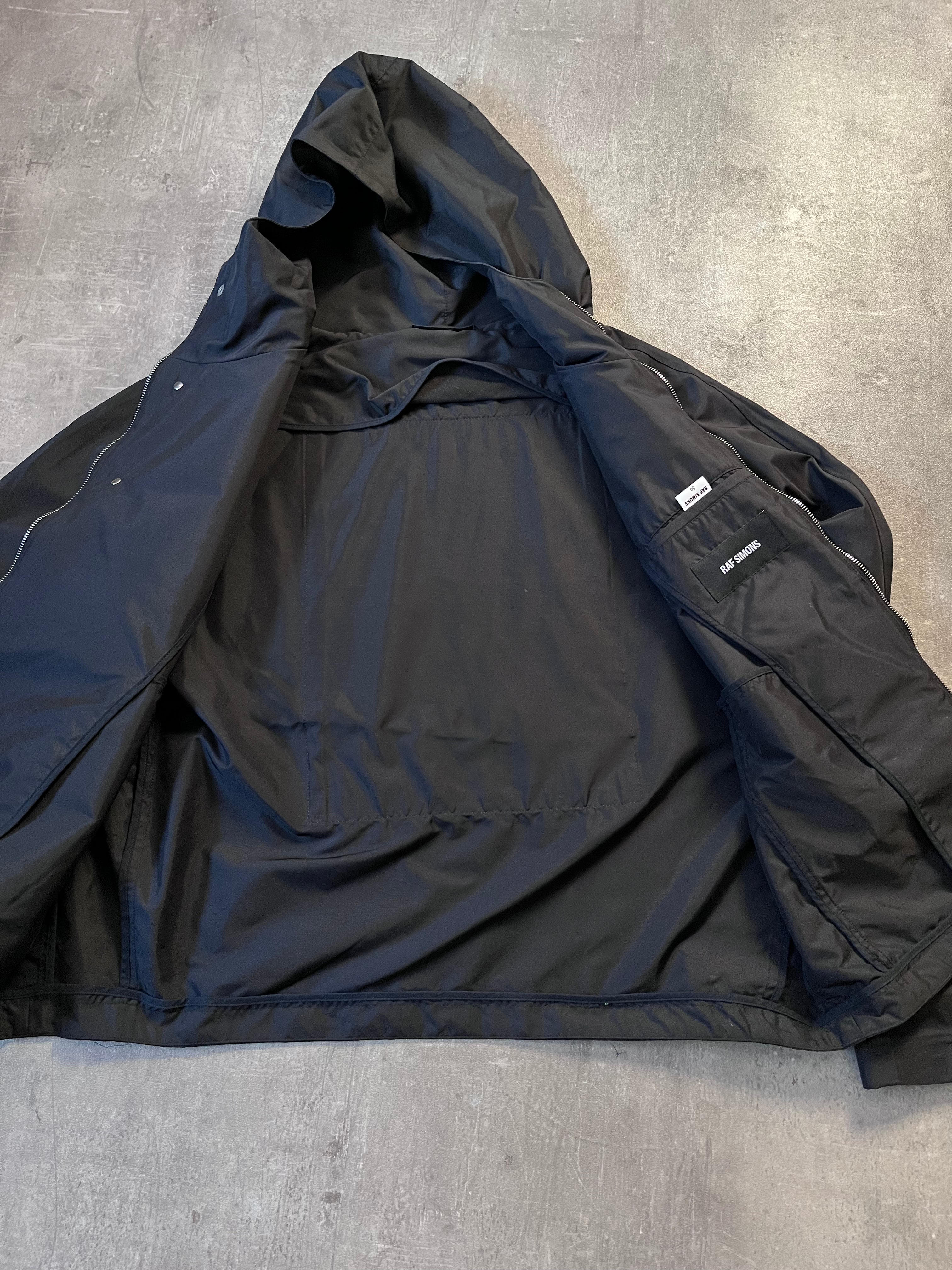 S/S 2014 Raf Simons Clusters Nylon Jacket Black Men - M