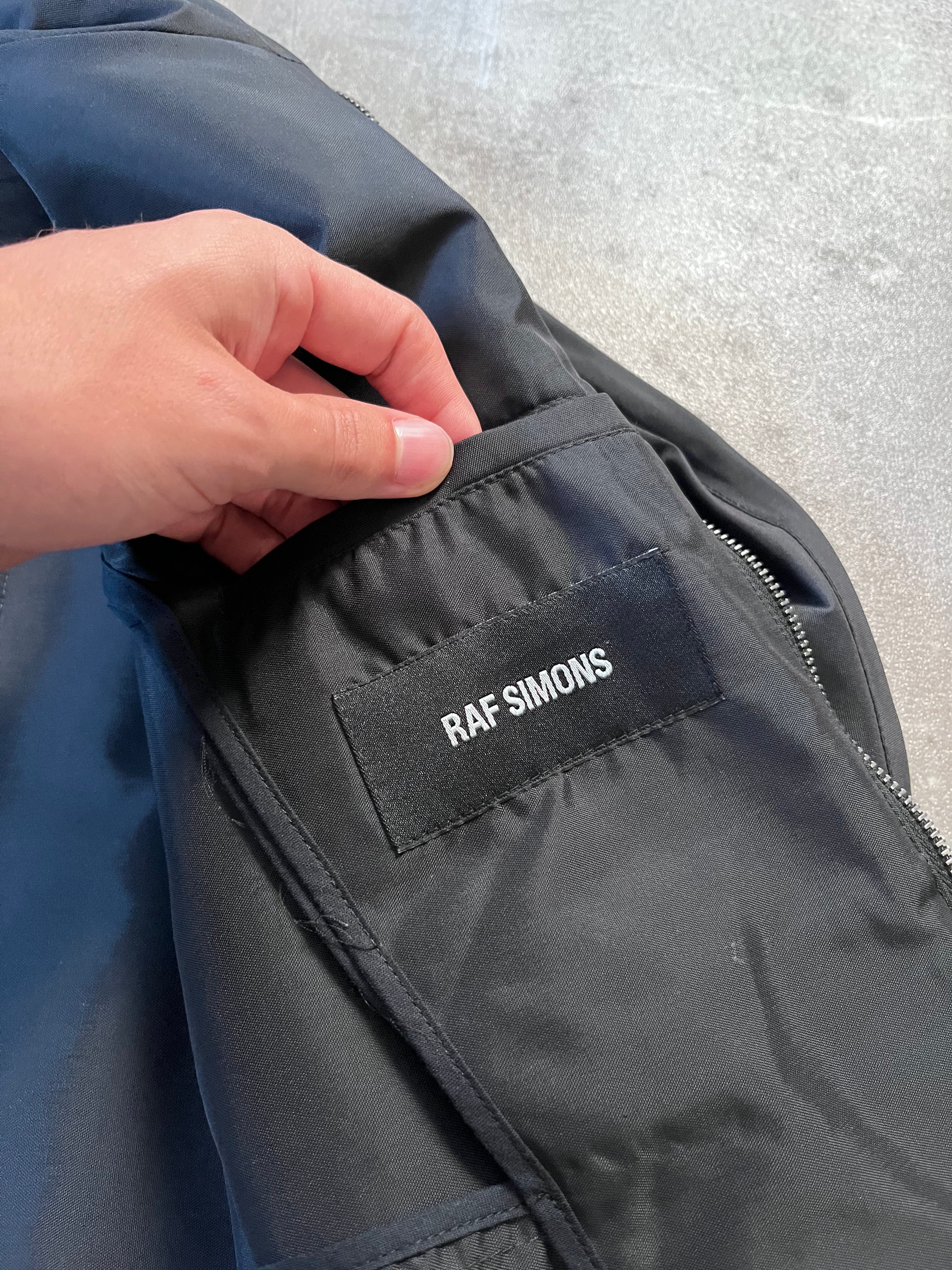 S/S 2014 Raf Simons Clusters Nylon Jacket Black Men - M
