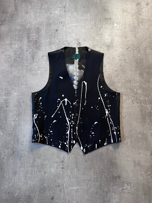S/S 1990 Jean Paul Gaultier X-Ray Reversible Vest Jacket Black Men - L