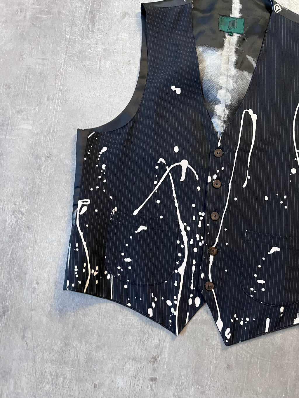 S/S 1990 Jean Paul Gaultier X-Ray Reversible Vest Jacket Black Men - L