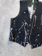 S/S 1990 Jean Paul Gaultier X-Ray Reversible Vest Jacket Black Men - L