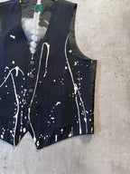 S/S 1990 Jean Paul Gaultier X-Ray Reversible Vest Jacket Black Men - L