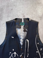 S/S 1990 Jean Paul Gaultier X-Ray Reversible Vest Jacket Black Men - L