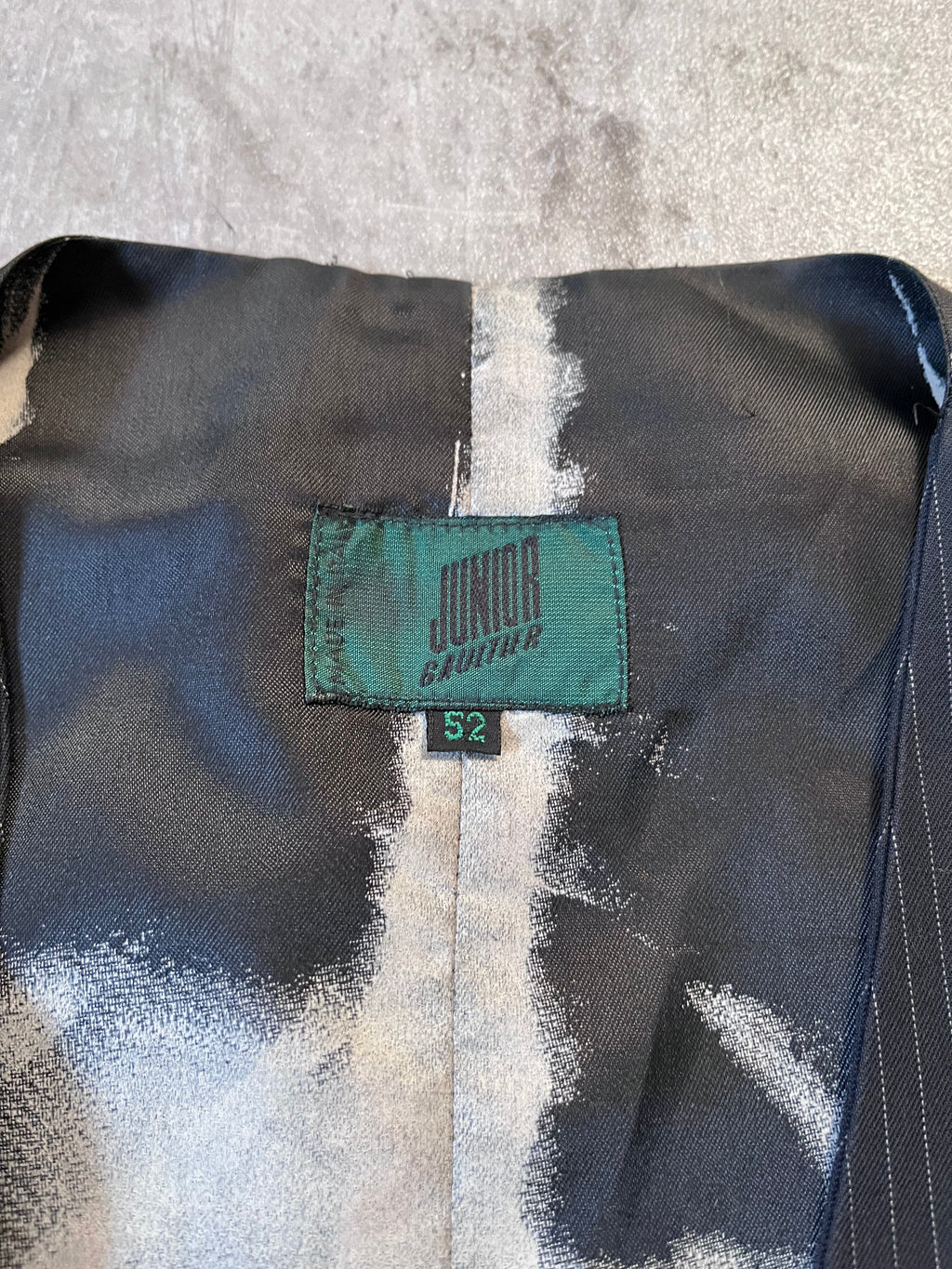S/S 1990 Jean Paul Gaultier X-Ray Reversible Vest Jacket Black Men - L