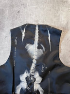 S/S 1990 Jean Paul Gaultier X-Ray Reversible Vest Jacket Black Men - L