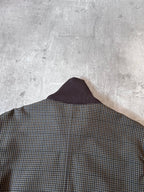 F/W 2000 Prada Tartan Bomber Jacket Green Brown Men - M
