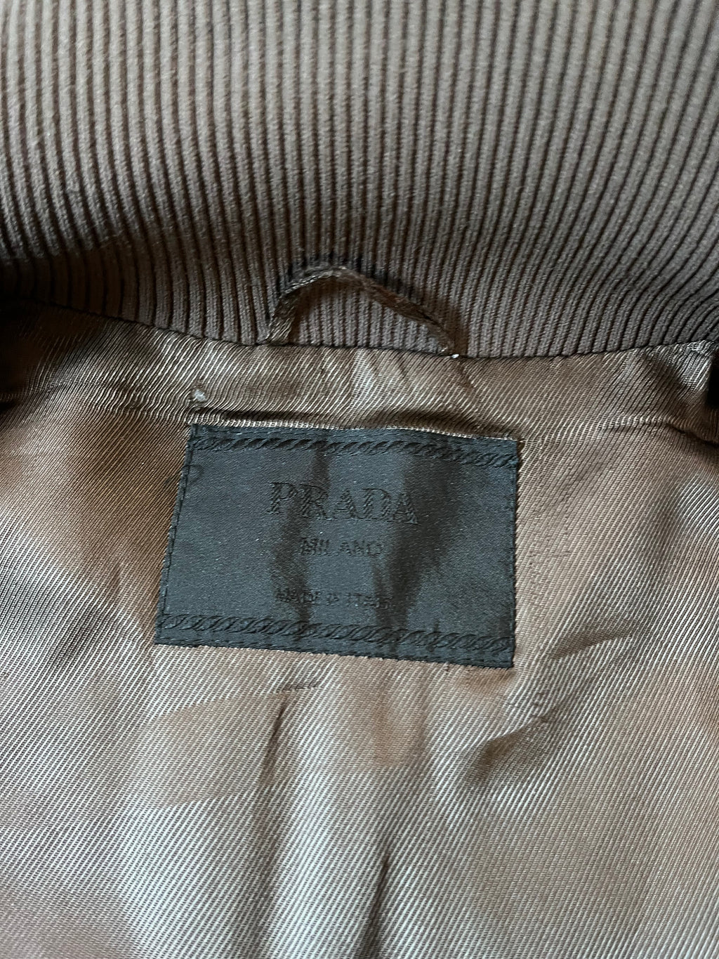 F/W 2000 Prada Tartan Bomber Jacket Green Brown Men - M