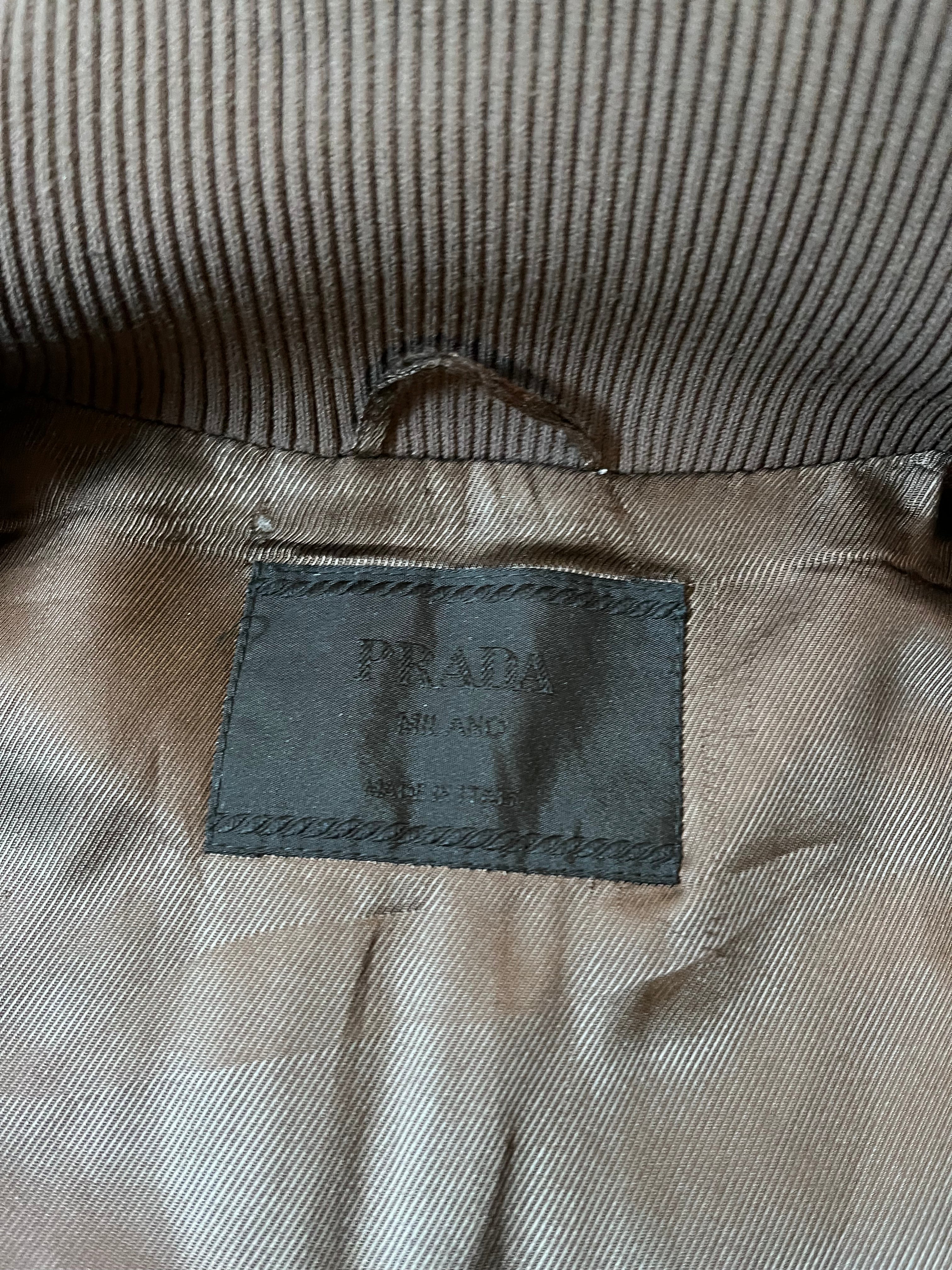F/W 2000 Prada Tartan Bomber Jacket Green Brown Men - M