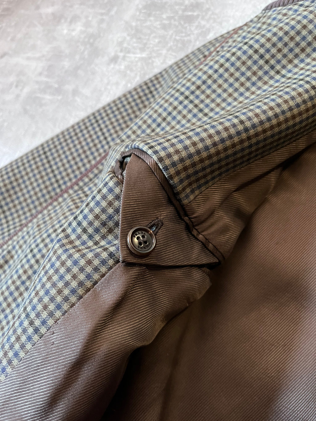 F/W 2000 Prada Tartan Bomber Jacket Green Brown Men - M