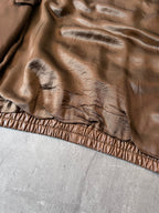 S/S 2006 Prada Soft Lamb Leather Jacket Brown Men - L