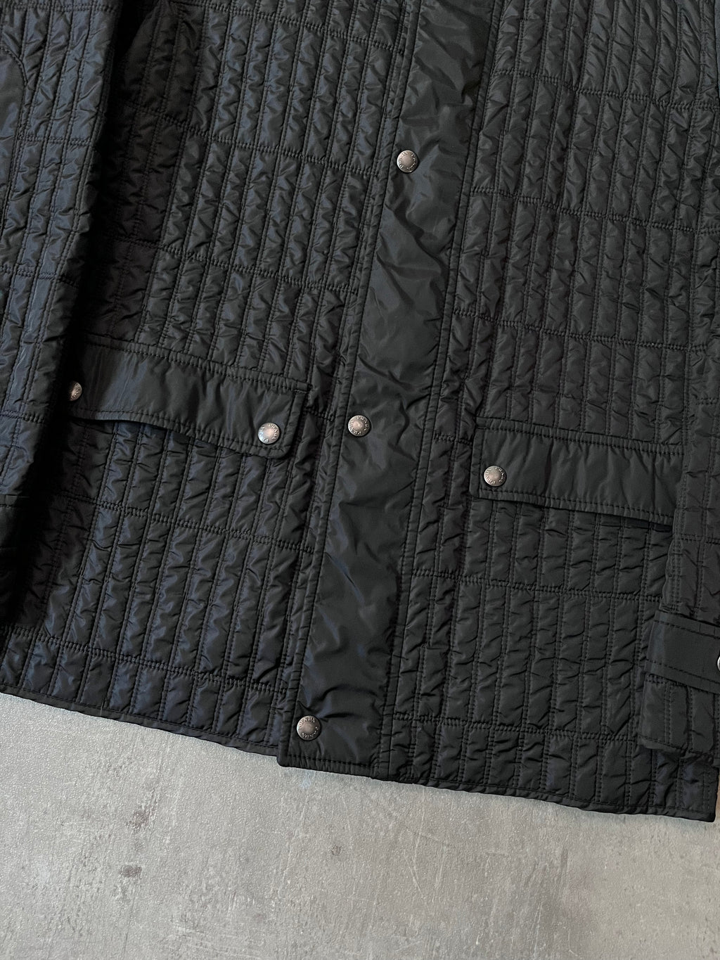 2007 Prada Nylon Lightweight Quilted Jacket Black Men - M