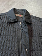 2007 Prada Nylon Lightweight Quilted Jacket Black Men - M